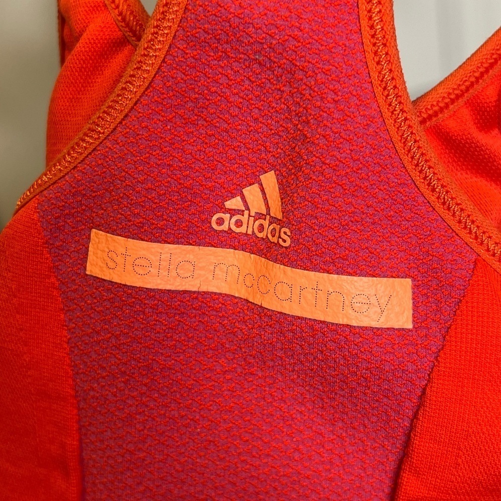 Stella McCartney x Adidas orange pomegranate sports bra - Picture 9 of 12